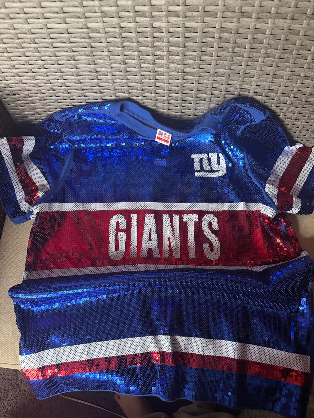 NFL Sequin Fan Tee - Blue